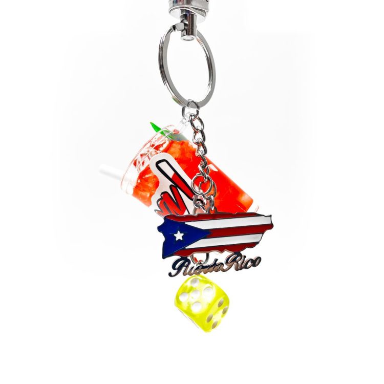 "Isla Splash" Keychain